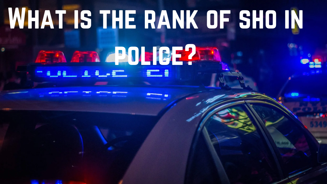 What is the rank of sho in police?